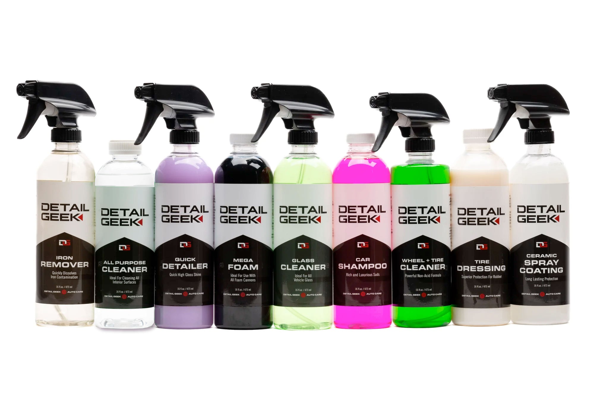 Detail Geek Chemical for cleaning and protecting car interior exterior and paint car wash chemical car cleaning products