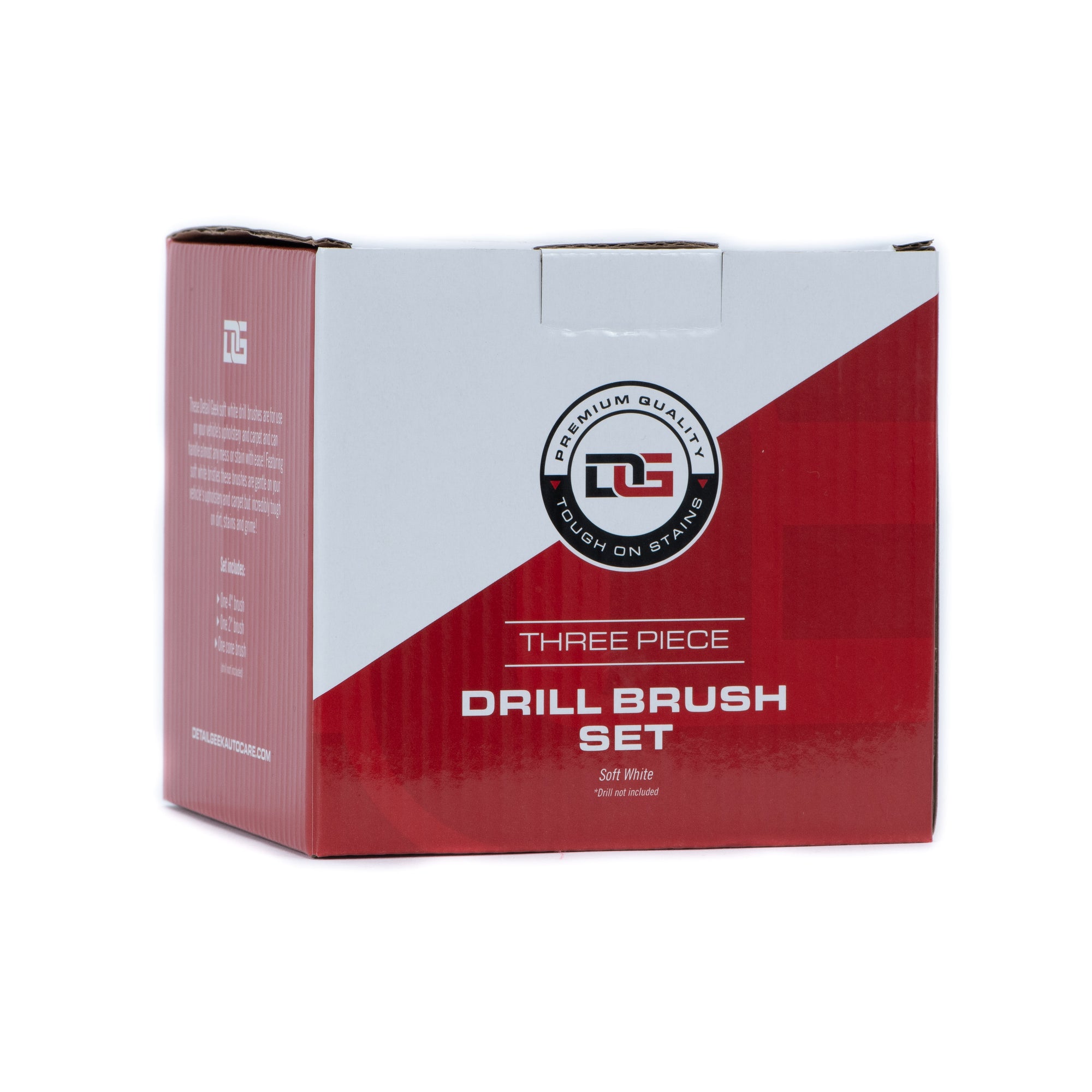 Detail Geek Soft White Drill Brush Set