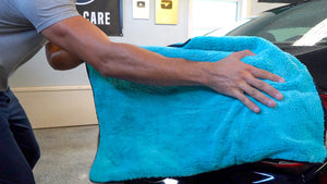 ultra plush microfiber auto detailing towel drying car