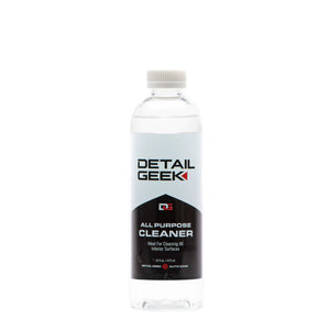 Detail Geek All Purpose Cleaner for cleaning car interior dash doors vinyl plastic rubber floor mats carpets