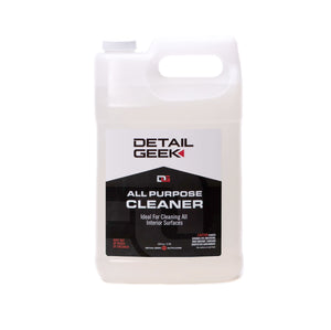Detail Geek 1 Gallon All Purpose Cleaner for cleaning car interior dash doors vinyl plastic rubber floor mats carpets