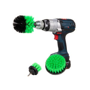 detail geek drill brush soft green and black bristles
