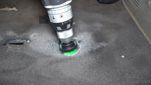 car interior drill brush set scrubbing vehicle carpet