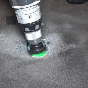 car interior drill brush set scrubbing vehicle carpet